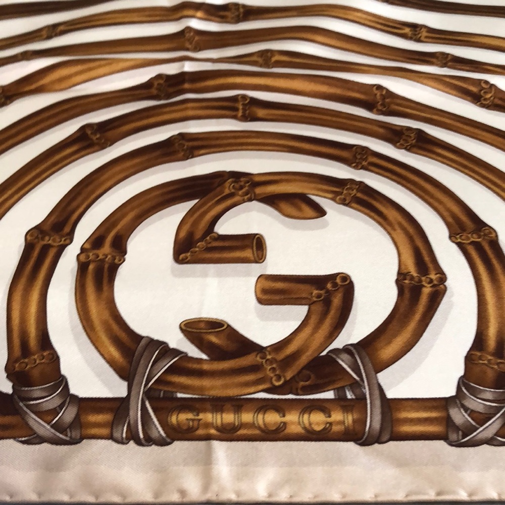 Gucci 100% silk scarf